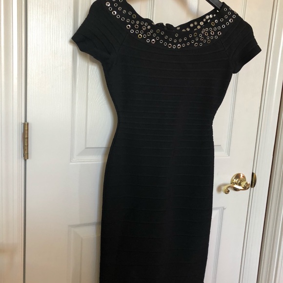 Herve Leger Black Bandage dress size xs - Picture 6 of 8